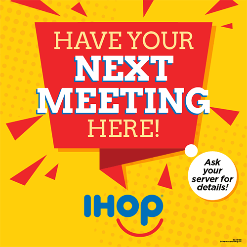 Meeting Hosting Cling (Yellow) [2' x 2'] - Click Image to Close