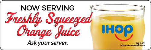 Fresh Squeezed Orange Juice Sticker - Click Image to Close