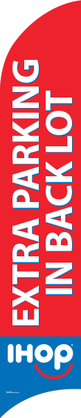 Extra Parking Feather Flag - Click Image to Close