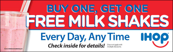 BOGO Milkshake Banner (Red & Blue)