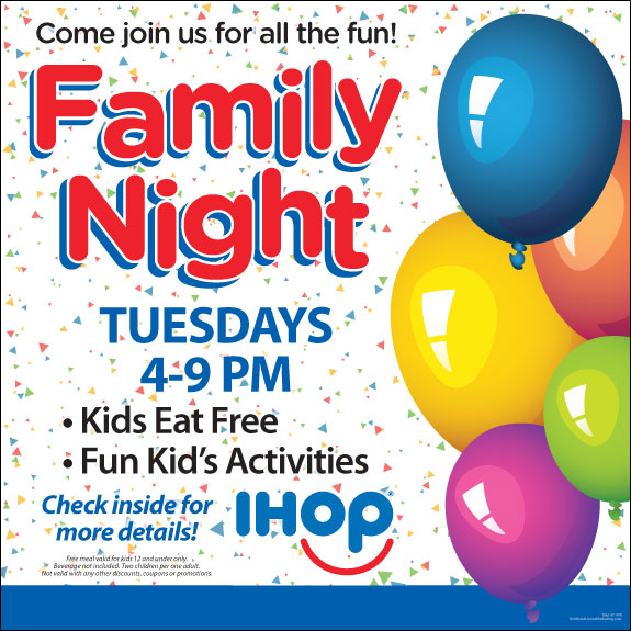 Family Night Window Cling (2' x 2')