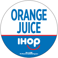 Orange Juice Sticker