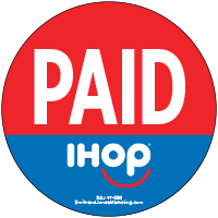 Paid Catering Sticker
